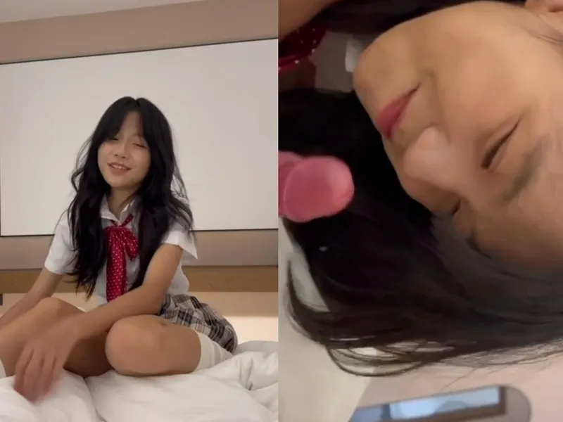 Em loli dễ thương liếm cây hàng biến em thành con đào nứng lồn p1